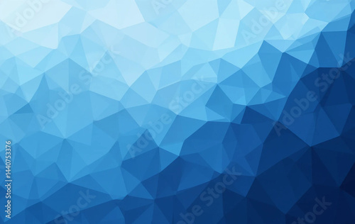 Abstract blue geometric pattern with triangles forms a stylishdesign