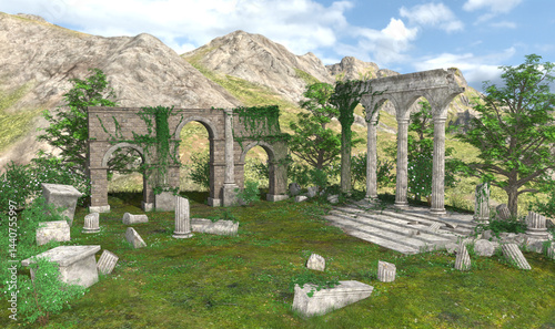 Photography Mountain Ruins