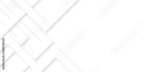 Abstract background seamless with lines and technology square triangle geometric texture background. White geometric minimal and rectangle shape banner design. Modern background used about technology.