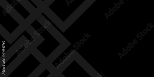 Abstract background seamless with lines and technology square triangle geometric texture background. black geometric minimal and rectangle shape banner design. Modern background used about technology.