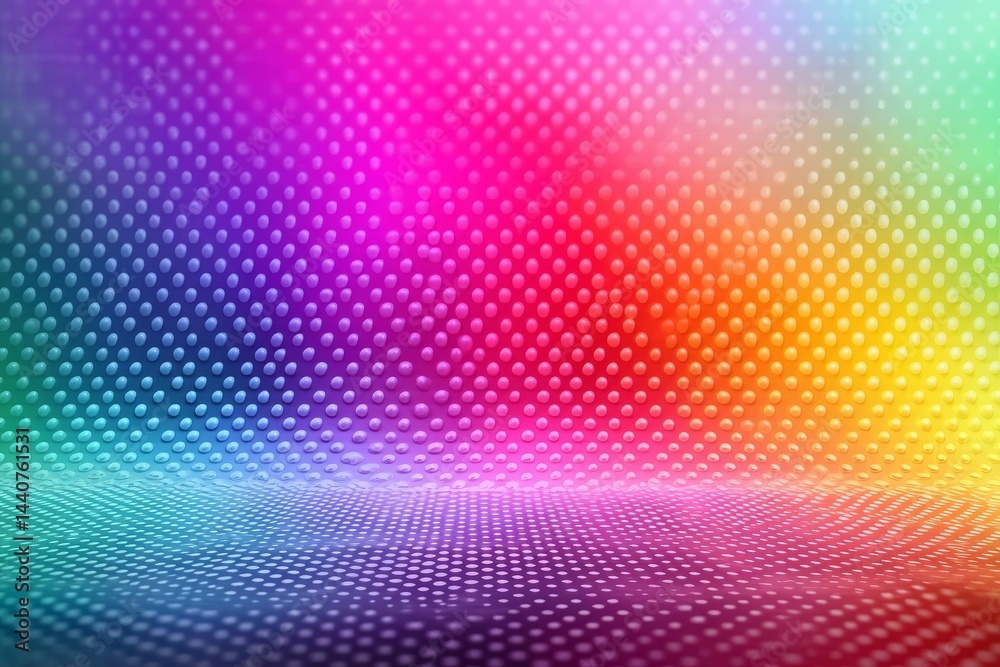 Fototapeta premium A colorful background with white snowflakes