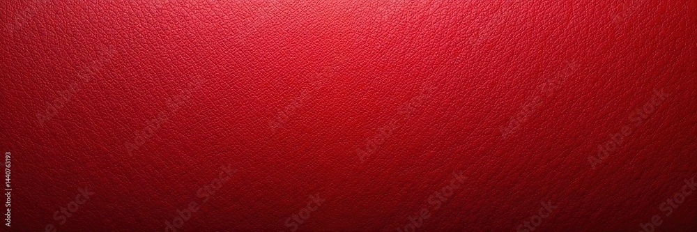 Fototapeta premium Deep crimson, pebbled leather Grain detail visible , rough, macro