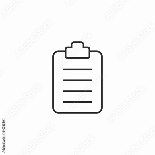 simple list icon sign vector