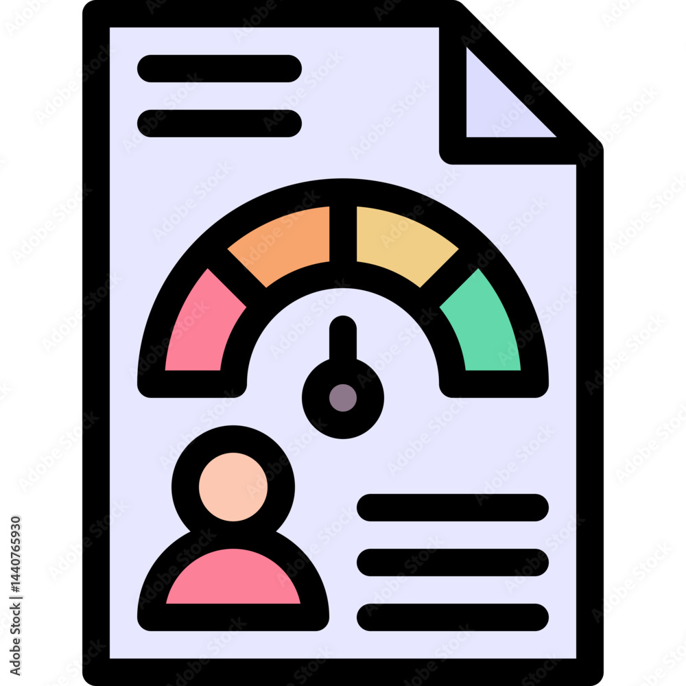 custom made wallpaper toronto digital Credit Score Ranges Icon, Loan Rating Scale With Levels From Poor To Excellent. Report Dashboard With User, Financial Capacity Assessment. Filled Style Isolated Vector Icon.