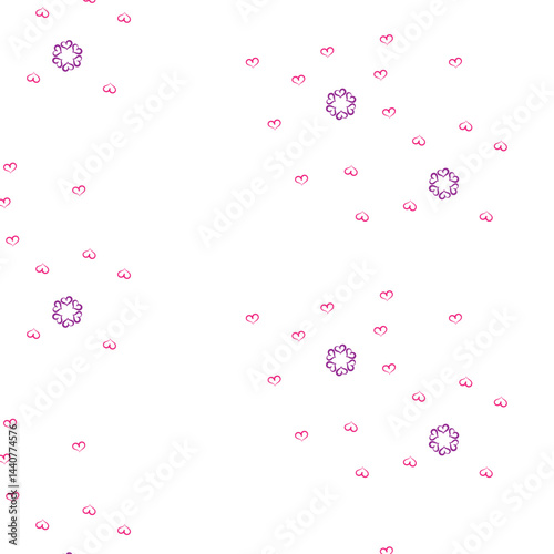 Vector illustration. Seamless pattern of small flowers. Seamless pattern in Trendy design. Trendy design for wallpaper, baby clothes, packaging.