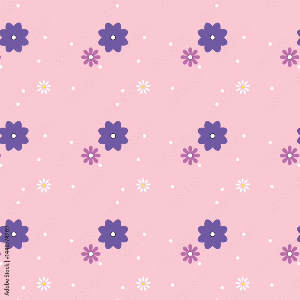 seamless patterns in floral style for design. Vector illustration. seamless floral pattern with cute flower design. seamless patterns in floral style for design. Vector illustration. seamless floral pattern with cute flower design.