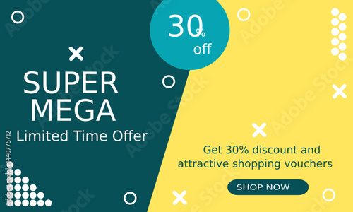 premium sales banner design | attractive and quality design can attract customers to visit the store