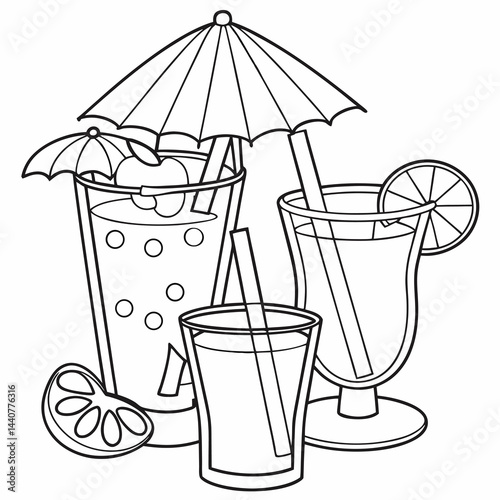 Glass Lemonade Drink Refreshing Summer