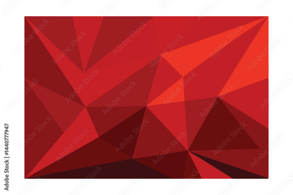 Fototapeta premium Abstract Red Polygon Elegant Background Vector