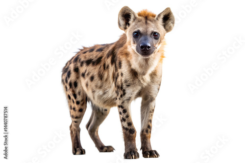 wild hyena standing
