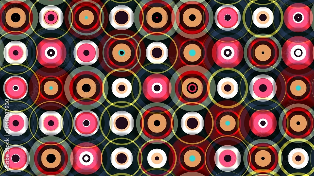 Fototapeta premium circle motif, circle pattern, symmetrical, circle lines, wall wallpaper, HD