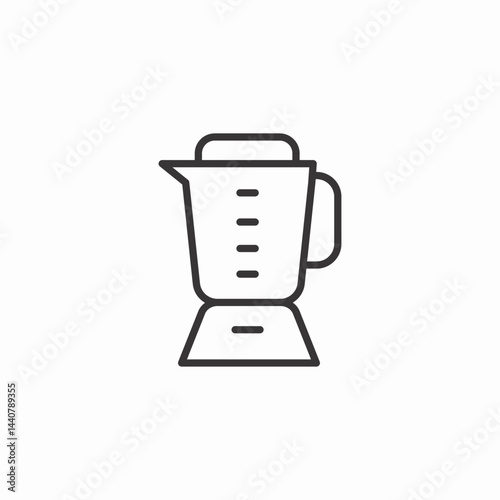 electric blender icon sign vector
