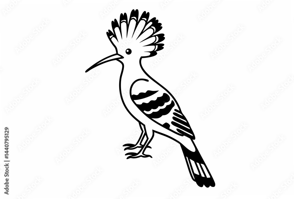Fototapeta premium vector illustration of a bird