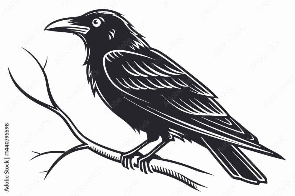 Fototapeta premium bird on a branch