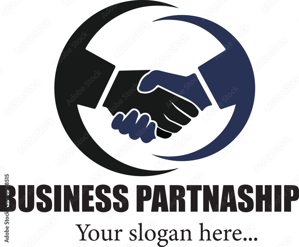Fototapeta premium Partnership Logo