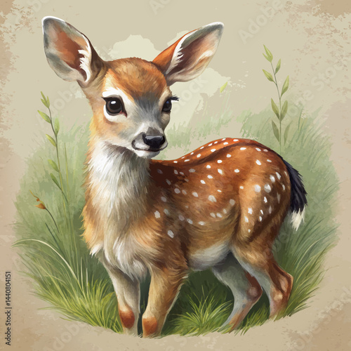 illustrations fawn