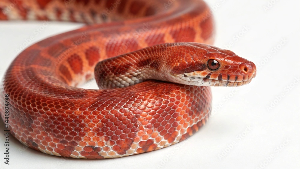 Blood Python on studio background Blood Python on studio background