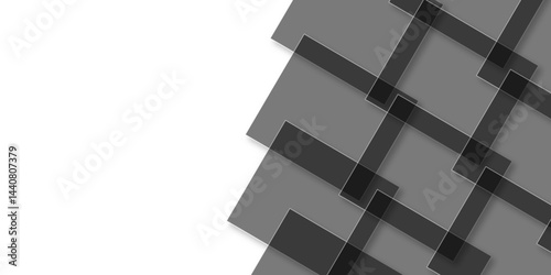 Black floor tiles abstract layers smooth 3d shadow vector design wallpaper. abstract Black geometric background