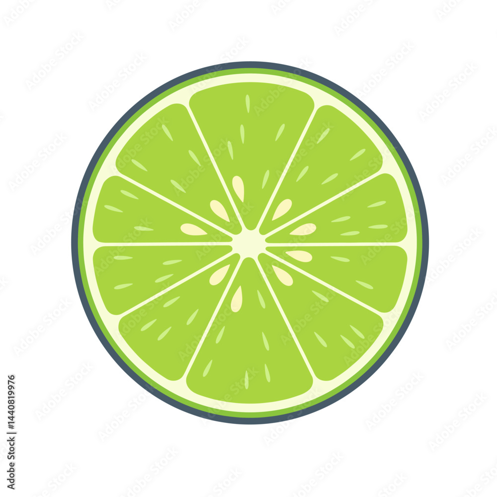 Zesty Lime Slice: A vibrant, fresh slice of lime, bursting with refreshing flavor, presented in a clean, minimalist style. Zesty Lime Slice: A vibrant, fresh slice of lime, bursting with refreshing flavor, presented in a clean, minimalist style.