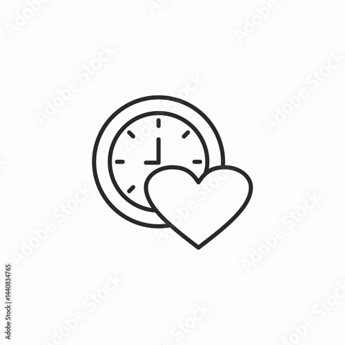 cherished time icon sign vector
