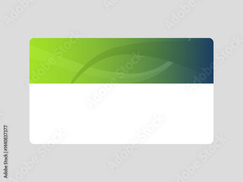 Corporate LinkedIn profile banner mockup with smooth gradient