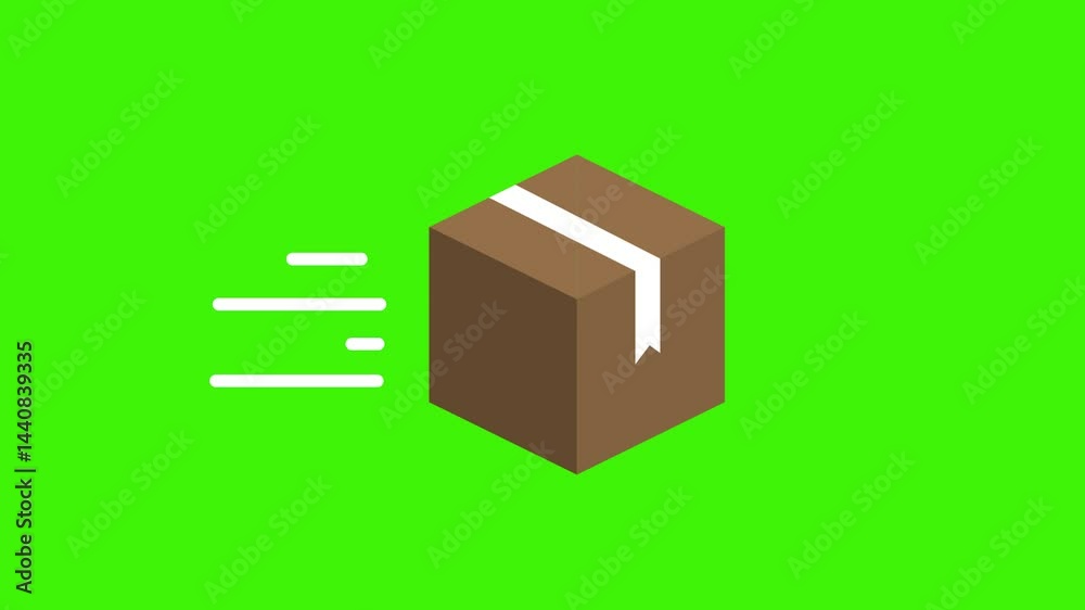 Fast Moving Parcel Delivery Box Animation on Green Screen Background, fast parcel or order moving animation, Shipping Package Motion Graphic for Courier Services, Express Logistics, and E-commerce Fast Moving Parcel Delivery Box Animation on Green Screen Background, fast parcel or order moving animation, Shipping Package Motion Graphic for Courier Services, Express Logistics, and E-commerce