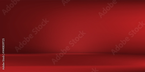 Dark red background with subtle highlight effect. Highlight creates a gradient from bright red in the center to dark red at the edges.
