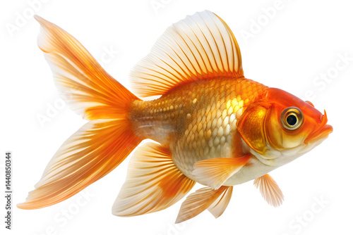 goldfish with tail spread photo