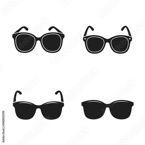a collection of silhouette design sunglasses isolated from a white background
