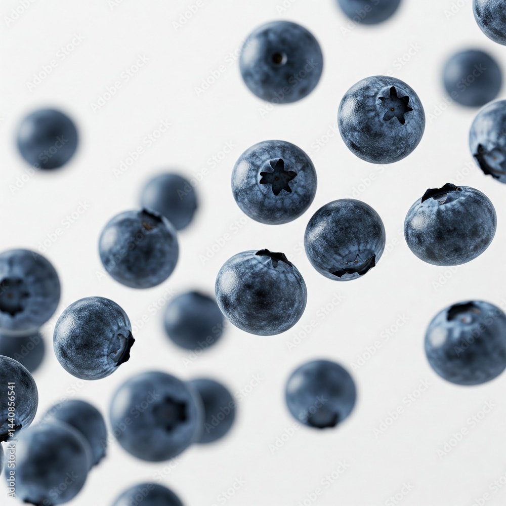 Blueberry Explosion: Artistic Minimalism Blueberry Explosion: Artistic Minimalism