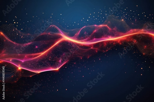 Abstract geometric shape technology digital hi tech concept background