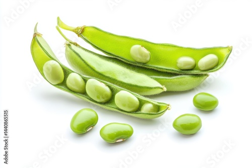Wallpaper Mural Fresh Green Edamame Pods and Soybeans Torontodigital.ca