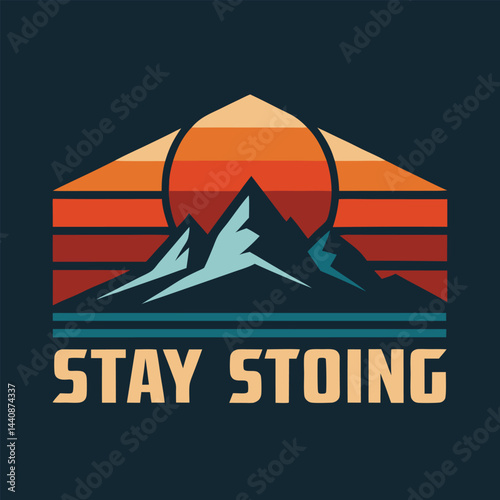 Vector illustration of a pyramid with a mountain landscape featuring sunset, snow, desert, and ocean in the background, capturing nature, tourism, and travel vibes t shirt