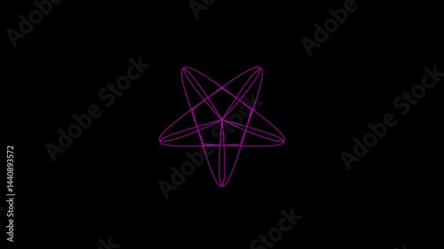 Abstract technological background, seamless loopable 4k animation.