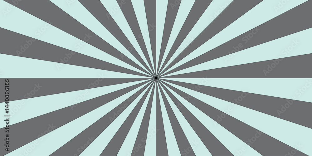 Fototapeta premium Abstract background with Classic vintage sun rays swirling pattern background . Vintage beam sunburst with Spiral radial striped backdrop desig. Blue and gray sunshine pattern vector 