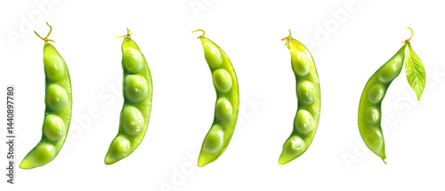 Pack of Edamame Against Transparent Background for Food Branding, Healthy Eating Promotions, or Culinary Projects photo