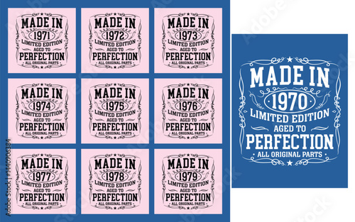 Vintage 1970 aged to perfection