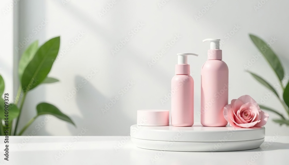 Clean minimalist product display on white backdrop, packaging, graphic, simple Clean minimalist product display on white backdrop, packaging, graphic, simple