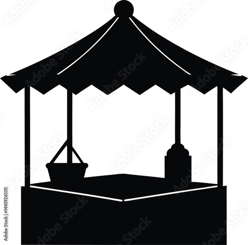 circus tent vector illustration