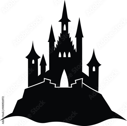 castle vector illustration