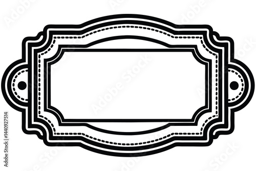 Ornate Rectangular Frame