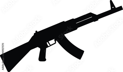 assault rifle vector illustration