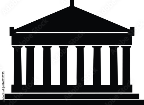 vector illustration of a column