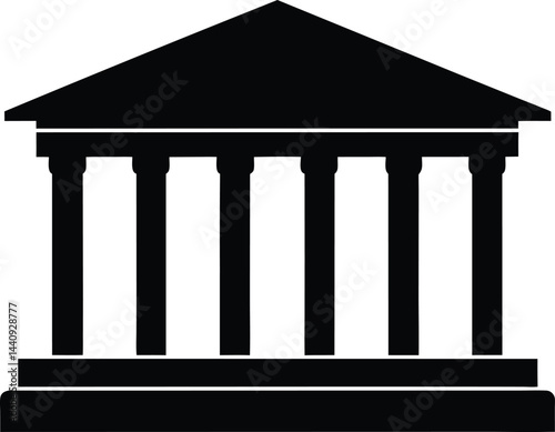 greek column vector illustration