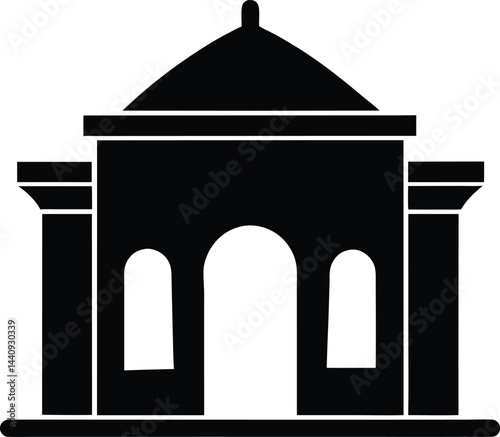 taj mahal vector illustration