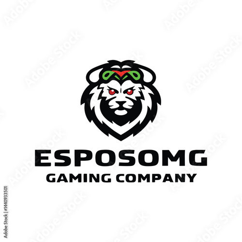 Lion gamer logo for gaming company