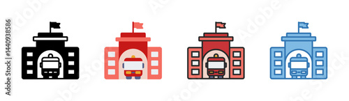Fire Station Icon