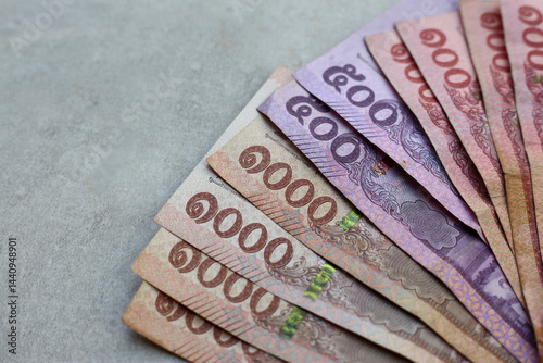 Banknotes of the Thai baht money