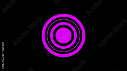  radio waves signal icon animation. Sound frequency icon signal background animation 4k video.