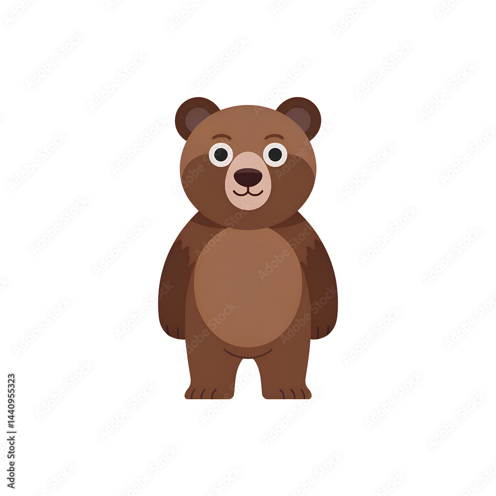 Obraz premium Brown Bear Illustration
